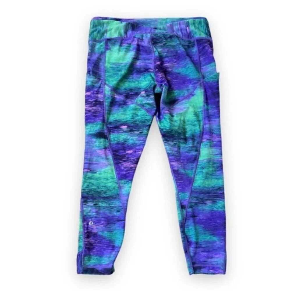Lululemon Time to Shine Tight Rio Nights Multi size 12